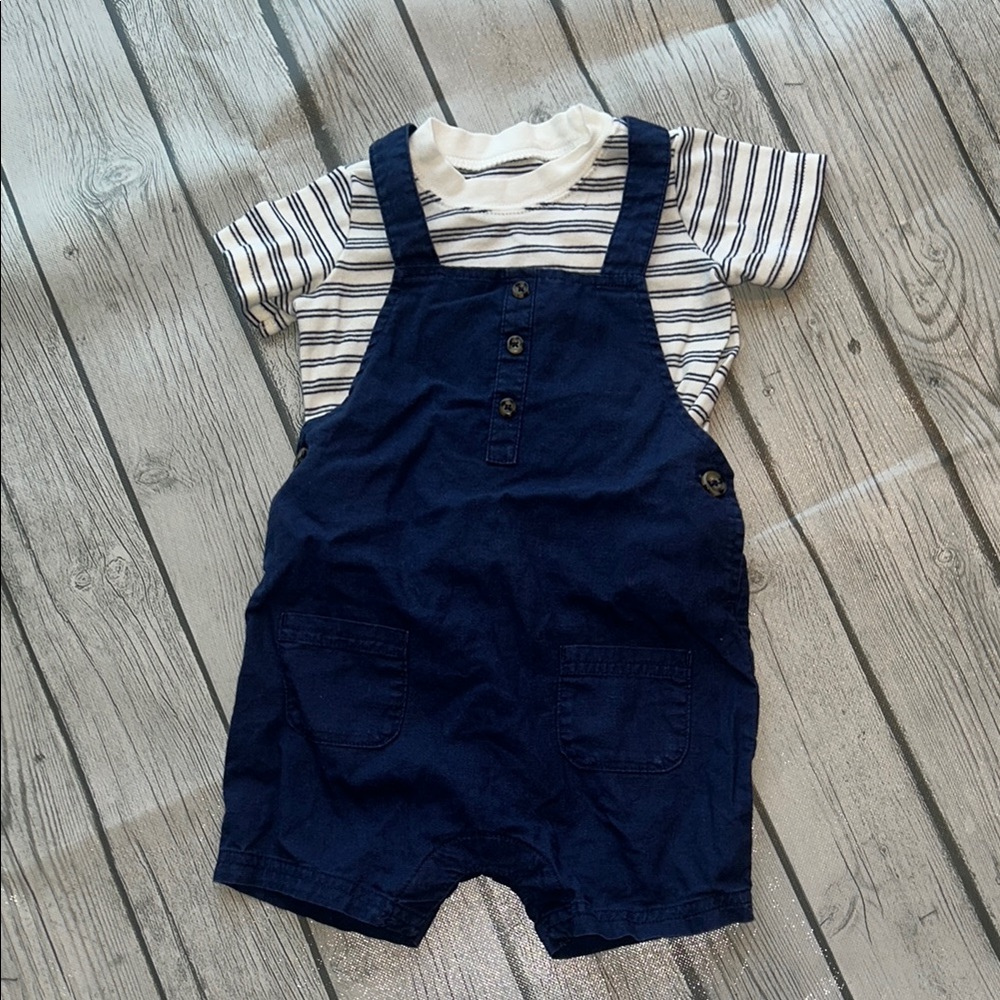 Carter’s 18mo Navy Blue Kids Overalls Set